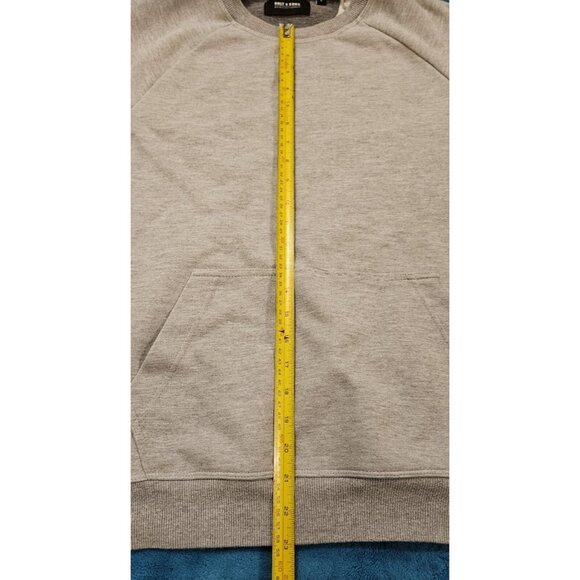 Only & Sons Sweater Men's Small Gray Crew Neck Long Sleeve Pullover Kangaroo - Picture 9 of 11